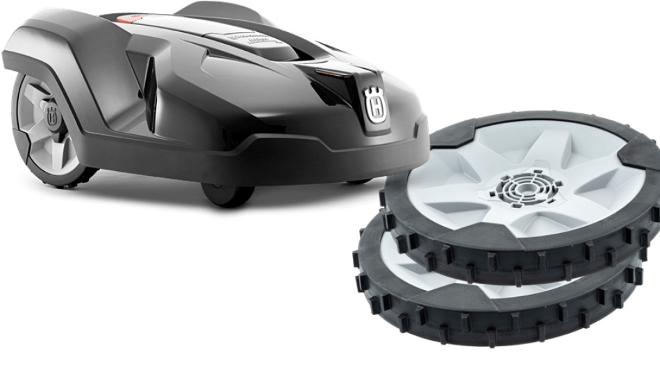 Remplacer les roues motrices sur le robot tondeuse Automower d'Husqvarna