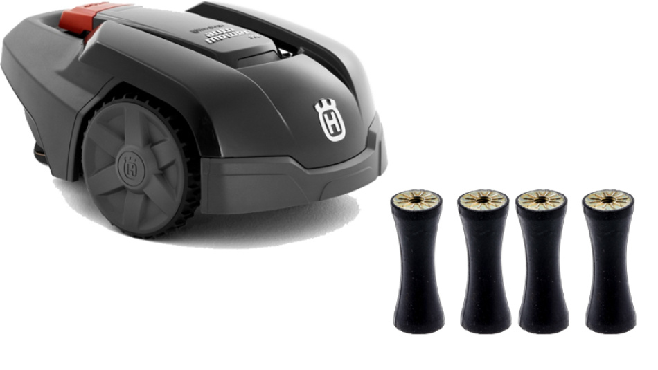 Remplacer les amortisseurs en caoutchouc sur l'Automower 105/305/308 d'Husqvarna.
