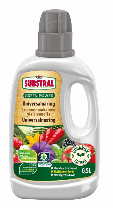 Substral Organic Nutrition Universelle 500Ml 41953 dans le groupe Produits Husqvarna pour la sylviculture et le jardinage / Semences de gazon et Engrais / Cultivation chez GPLSHOP (41953)