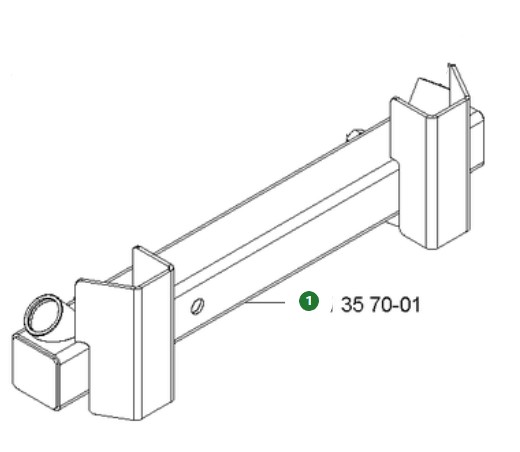 Console de poignée 5013570-01 dans le groupe  chez GPLSHOP (5013570-01)