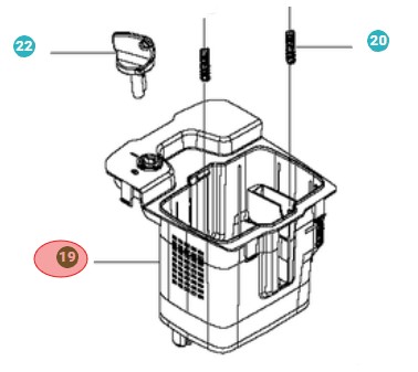 Boîtier de batterie 5014896-01 dans le groupe  chez GPLSHOP (5014896-01)