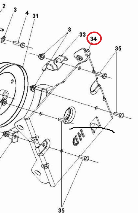 Support De Boîtier D'Entrée 5015954-02 dans le groupe  chez GPLSHOP (5015954-02)