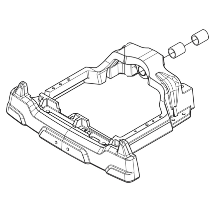 Cadre, arrière dans le groupe Pièces De Rechange / Pièces détachées Rider / Pièces détachées Husqvarna Rider 420 TSX AWD chez GPLSHOP (5017508-01)