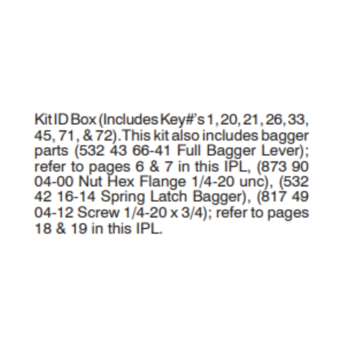 Kit d'entretien dans le groupe Pièces De Rechange / Pièces détachées Tracteurs tondeuses / Pièces détachées Husqvarna TC 238 chez GPLSHOP (5017620-01)