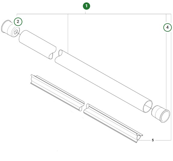 Ensemble de tubes dans le groupe Pièces De Rechange / Pièces détachées Débroussailleuses / Pièces détachées Husqvarna 535iRXT chez GPLSHOP (5019197-03)