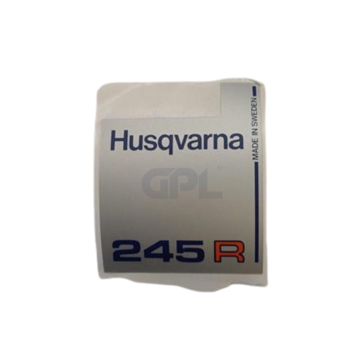 Décalcomanie Husqvarna 245R dans le groupe Pièces De Rechange / Pièces détachées Débroussailleuses / Pièces détachées Husqvarna 245RX chez GPLSHOP (5022042-01)