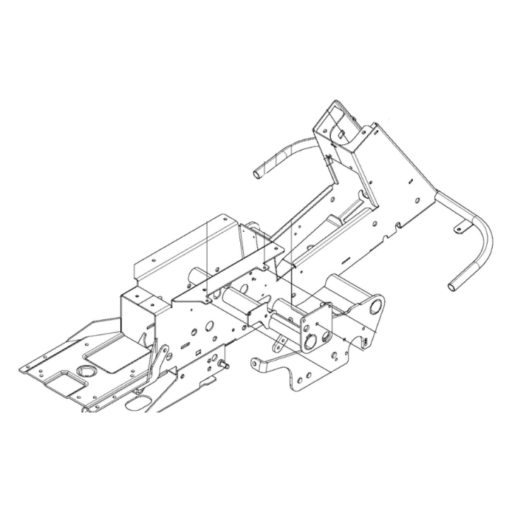 Châssis dans le groupe Pièces De Rechange / Pièces détachées Rider / Pièces détachées Husqvarna Rider 422 TS AWD chez GPLSHOP (5022983-06)