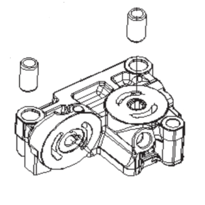 Maison de pompe dans le groupe Pièces De Rechange / Pièces détachées Rider / Pièces détachées Husqvarna Rider 320X AWD chez GPLSHOP (5028523-01)