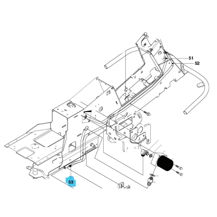 Tuyau hydraulique dans le groupe  chez GPLSHOP (5028546-01)