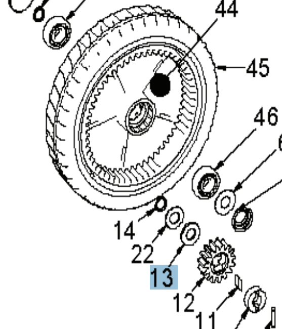 Rondelle coulissante Brillant dans le groupe chez GPLSHOP (5033269-01)