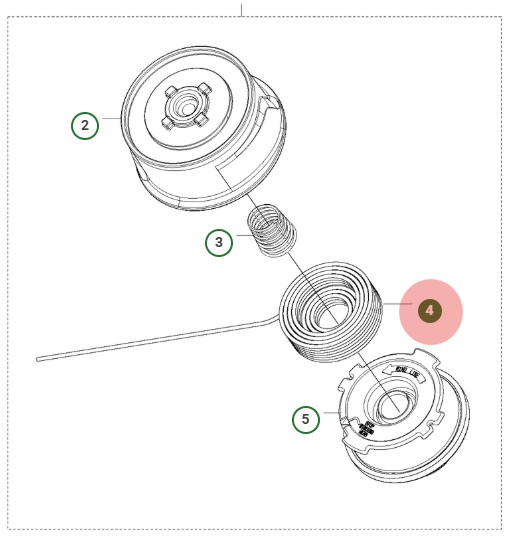 Tondeuse Lina Silent 2.0 dans le groupe Pièces De Rechange / Pièces détachées Débroussailleuses / Pièces détachées Husqvarna 136LiL chez GPLSHOP (5039795-01)