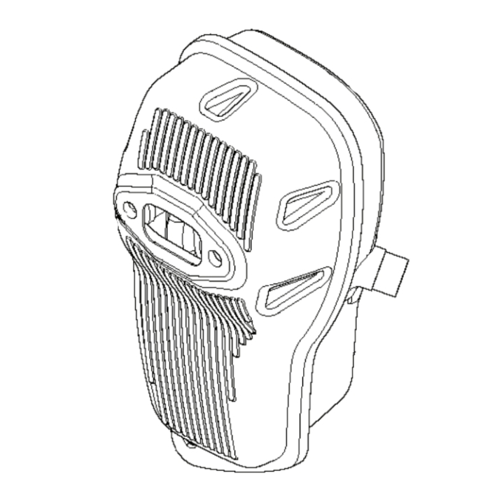 Silencieux 5040379-01 dans le groupe Pièces De Rechange / Pièces détachées Débroussailleuses / Pièces détachées Husqvarna 555RXT chez GPLSHOP (5040379-01)