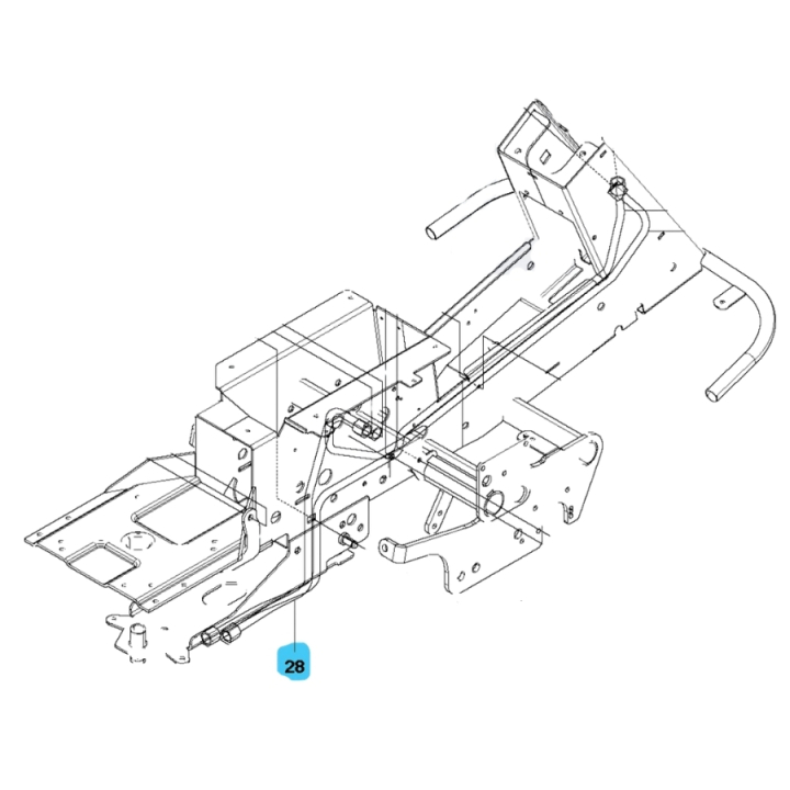 Tuyau Hydraulique 5042104-01 dans le groupe  chez GPLSHOP (5042104-01)