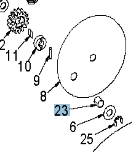 Palier lisse Pm 1215 Dx dans le groupe  chez GPLSHOP (5044596-01)