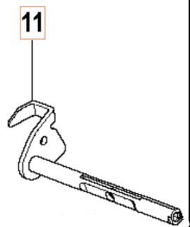 Ensemble essieu et accélérateur dans le groupe chez GPLSHOP (5048350-01)