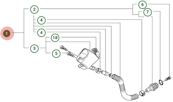 Ensemble De Tuyaux 5050955-03 dans le groupe chez GPLSHOP (5050955-03)