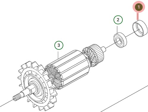 Bague en caoutchouc 5055303-14 dans le groupe  chez GPLSHOP (5055303-14)