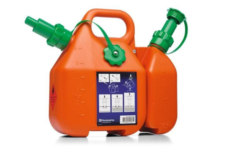 Husqvarna Bidon combiné orange 6L/2,5L dans le groupe Produits Husqvarna pour la sylviculture et le jardinage / Husqvarna Lubrifiants, Carburants et Equipements de Remplissage / Carburant/Huile Bidons chez GPLSHOP (5056980-00)