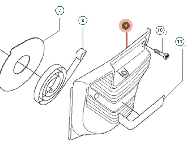 Couvercle De Demarreur 5062558-02 dans le groupe  chez GPLSHOP (5062558-02)