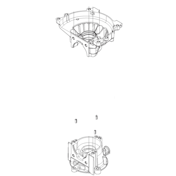 Carter moteur-C dans le groupe Pièces De Rechange / Pièces détachées Taille-haies / Pièces détachées Husqvarna 226HD75S chez GPLSHOP (5066384-01)