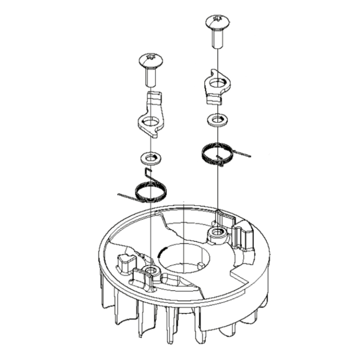 Rotor A dans le groupe Pièces De Rechange / Pièces détachées Taille-haies / Pièces détachées Husqvarna 226HD75S chez GPLSHOP (5066560-01)