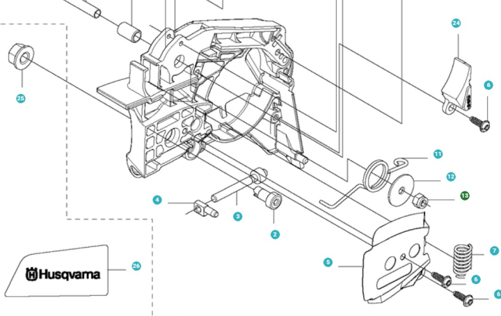  dans le groupe Pièces De Rechange / Pièces détachées Souffleurs de feuilles / Pièces détachées Husqvarna 580BTS chez GPLSHOP (5141839-01)