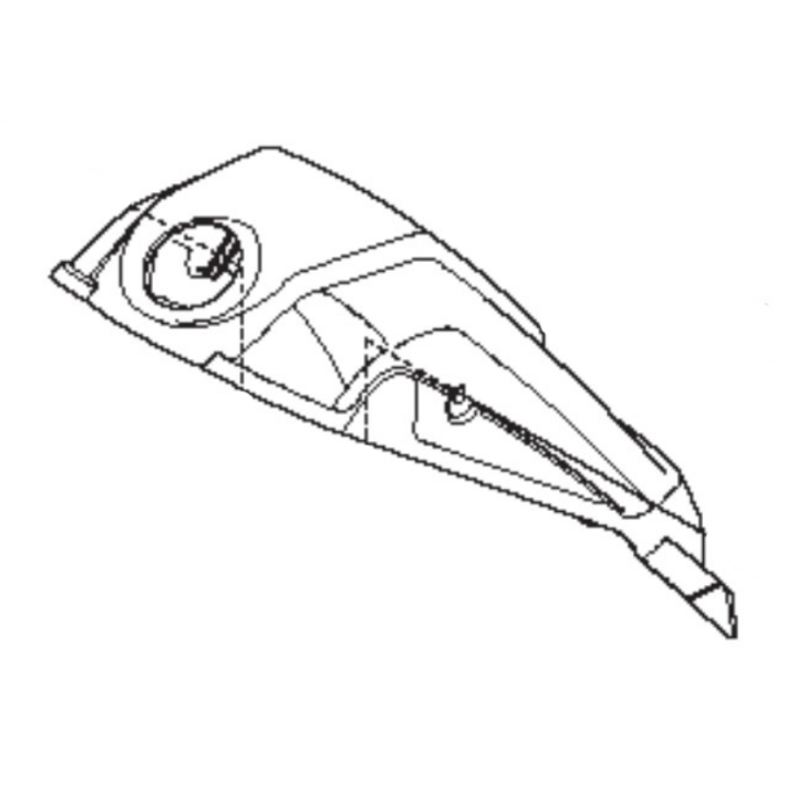 Couvre direction dans le groupe Pièces De Rechange / Pièces détachées Rider / Pièces détachées Husqvarna Rider 115C chez GPLSHOP (5218890-01)
