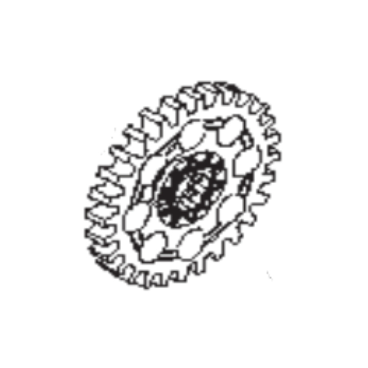 Engrenage dans le groupe Pièces De Rechange / Pièces détachées Rider / Pièces détachées Husqvarna Rider 318X chez GPLSHOP (5225389-01)