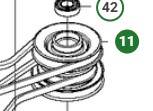 Poulie Husqvarna Rider 111B, 112C, Jonsered FR2312 dans le groupe Pièces De Rechange / Pièces détachées Jonsered Tondeuse autoportée / Pièces détachées Jonsered FR 2312 MA chez GPLSHOP (5254039-01)
