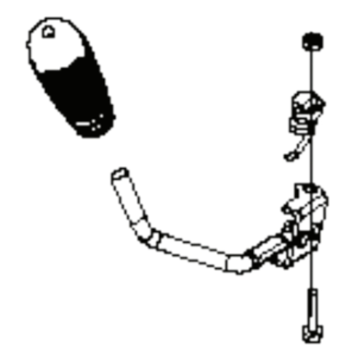 Kit de poignée réglage en hauteur H 5295957-01 dans le groupe chez GPLSHOP (5295957-01)