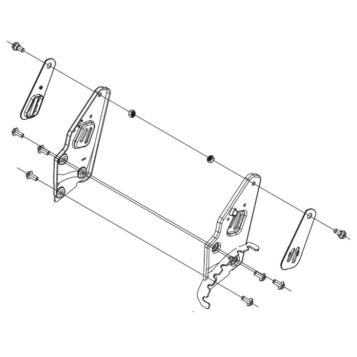 Ensemble de support de poignée 5311467-48 dans le groupe  chez GPLSHOP (5311467-48)