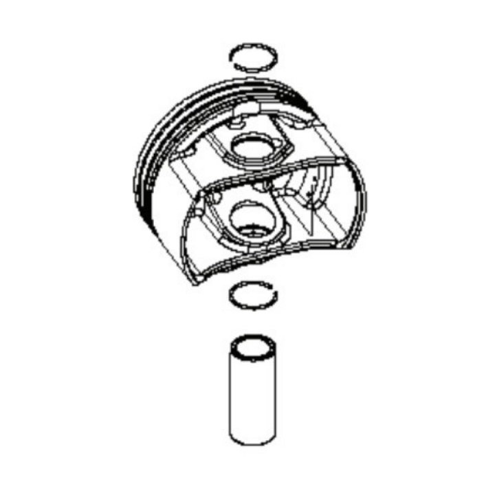 Ensemble de pistons dans le groupe Pièces De Rechange / Pièces détachées Rider / Pièces détachées Husqvarna Rider 214TC chez GPLSHOP (5311471-03)