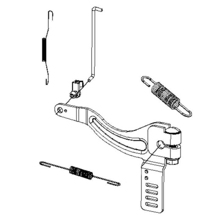 Ensemble d'accélérateur dans le groupe Pièces De Rechange / Pièces détachées Rider / Pièces détachées Husqvarna Rider 214T chez GPLSHOP (5311471-44)