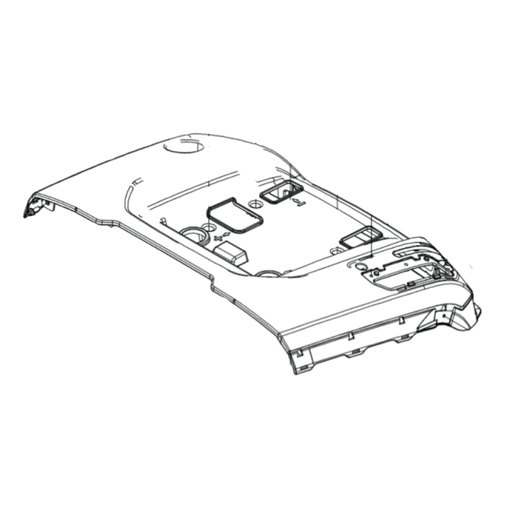 Garde-boue arrière dans le groupe Pièces De Rechange / Pièces détachées Tracteurs tondeuses / Pièces détachées Husqvarna TC 114 chez GPLSHOP (5311476-23)