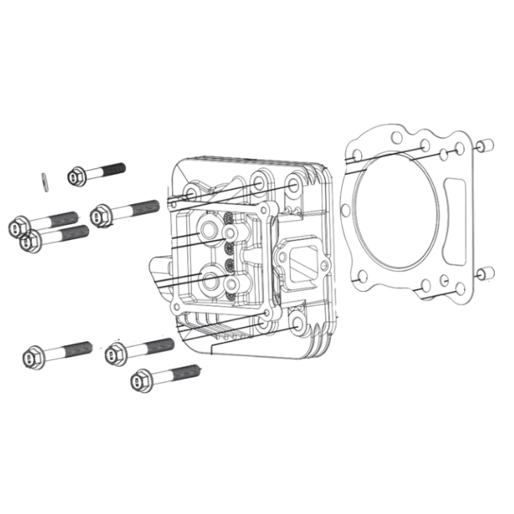 Kit de culasse dans le groupe Pièces De Rechange / Pièces détachées Rider / Pièces détachées Husqvarna Rider 320X AWD chez GPLSHOP (5311477-26)