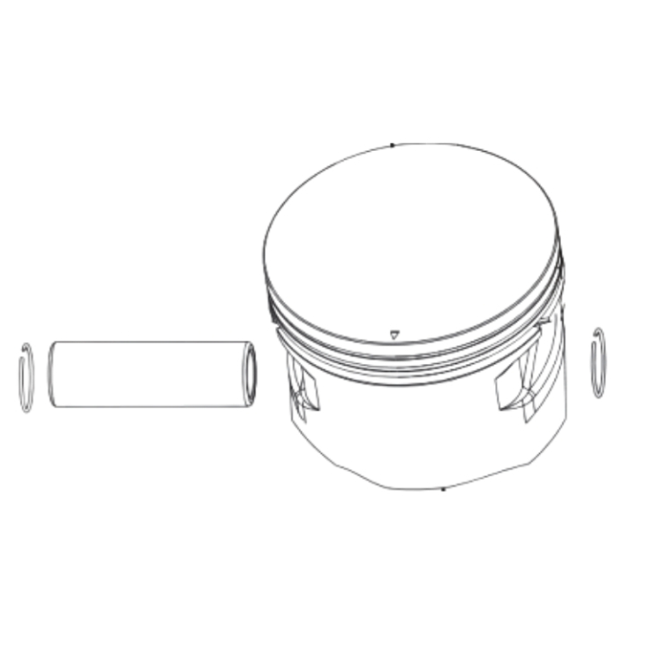 Ensemble de pistons dans le groupe Pièces De Rechange / Pièces détachées Rider / Pièces détachées Husqvarna Rider 318X chez GPLSHOP (5311477-30)