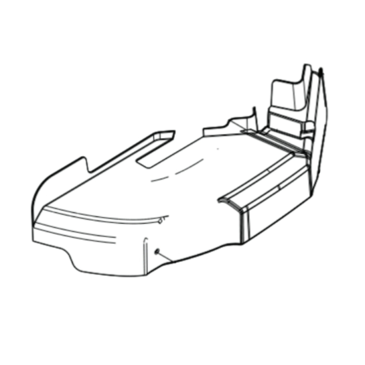 Couvercle de courroie dans le groupe Pièces De Rechange / Pièces détachées Tracteurs tondeuses / Pièces détachées Husqvarna TC 114 chez GPLSHOP (5311478-89)