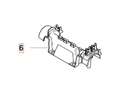 Gestion des câbles du support dans le groupe Pièces De Rechange Robots Tondeuse / Pièces détachées Husqvarna Automower® 450X Nera / Automower 450X Nera - 2023 chez GPLSHOP (5312266-01)