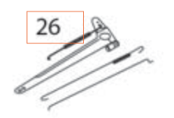 Bras du gouverneur 5324292-48 dans le groupe Pièces De Rechange / Pièces détachées Husqvarna Souffleuses à neige / Pièces détachées Husqvarna ST327P chez GPLSHOP (5324292-48)