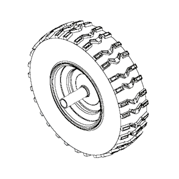 Roue 5324363-49 dans le groupe Pièces De Rechange / Pièces détachées Övriga Reservdelar / Pièces détachées Partner Snöslungor / Pièces détachées Partner PSB240 chez GPLSHOP (5324363-49)