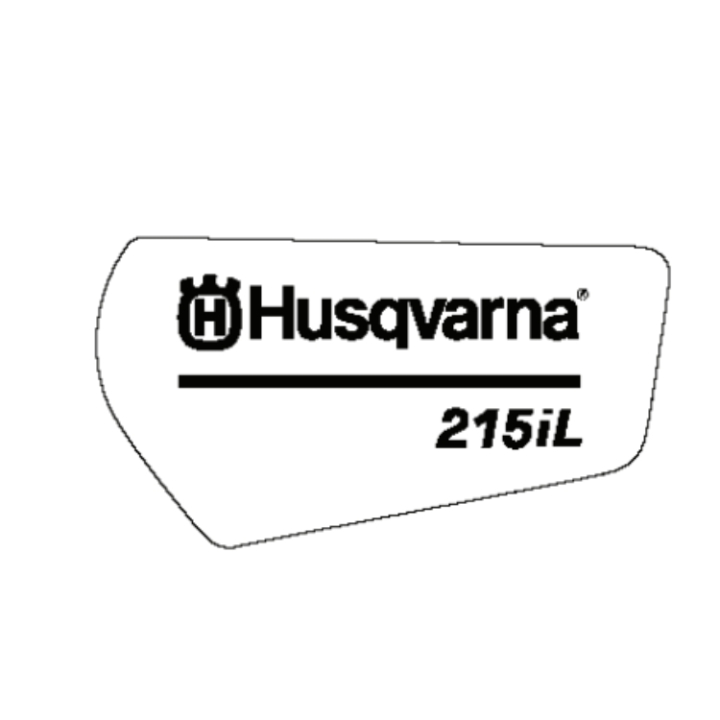 Décalcomanie 215Il 5342214-01 dans le groupe Pièces De Rechange / Pièces détachées Débroussailleuses / Pièces détachées Husqvarna 215iL chez GPLSHOP (5342214-01)
