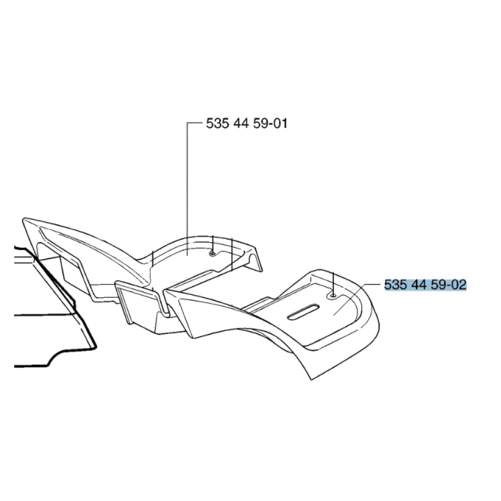 Pied Tapis - Droit 5354459-02 dans le groupe  chez GPLSHOP (5354459-02)