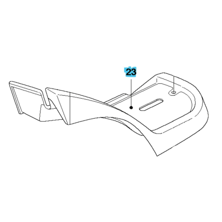 Tapis de pied - droit dans le groupe Pièces De Rechange / Pièces détachées Rider / Pièces détachées Husqvarna Rider 422 TS AWD chez GPLSHOP (5354747-02)