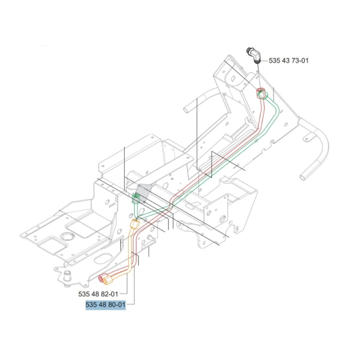 Tuyau 5354880-01 dans le groupe  chez GPLSHOP (5354880-01)