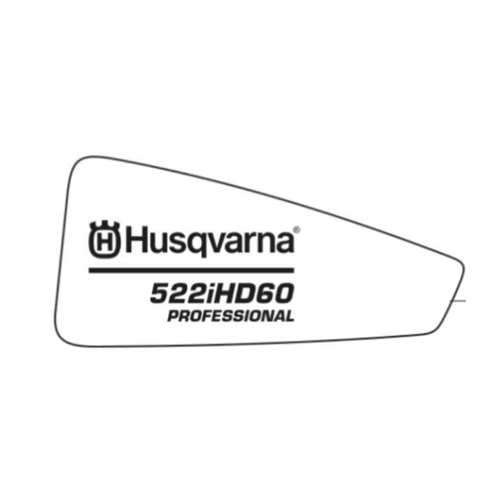 Produit de décalcomanie gauche 522Ihd60 Wi dans le groupe Pièces De Rechange / Pièces détachées Taille-haies / Pièces détachées Husqvarna 522iHD60 chez GPLSHOP (5362913-01)