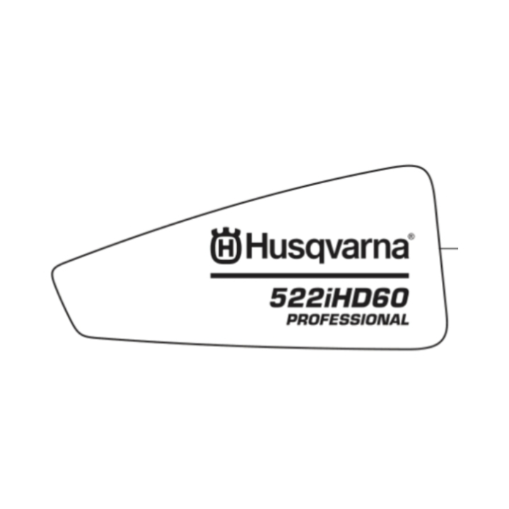 Autocollant Produit Droit 522Ihd60 W dans le groupe Pièces De Rechange / Pièces détachées Taille-haies / Pièces détachées Husqvarna 522iHD60 chez GPLSHOP (5362914-04)