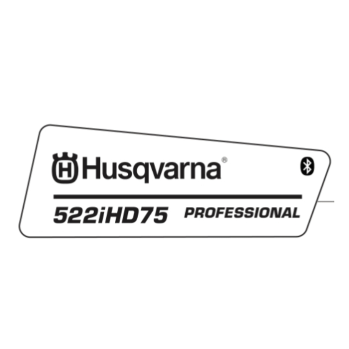 Autocollant Produit Droit 522Ihd75 W dans le groupe Pièces De Rechange / Pièces détachées Taille-haies / Pièces détachées Husqvarna 522iHD75 chez GPLSHOP (5362914-05)