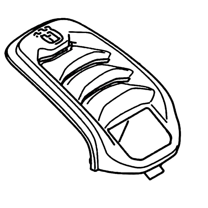 Couvercle supérieur 5365770-01 dans le groupe Pièces De Rechange / Pièces détachées Tronçonneuses / Pièces détachées Husqvarna 240i chez GPLSHOP (5365770-01)