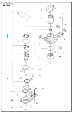 Kit de roue dentée coupe grossière 5366289-01 dans le groupe  chez GPLSHOP (5366289-01)