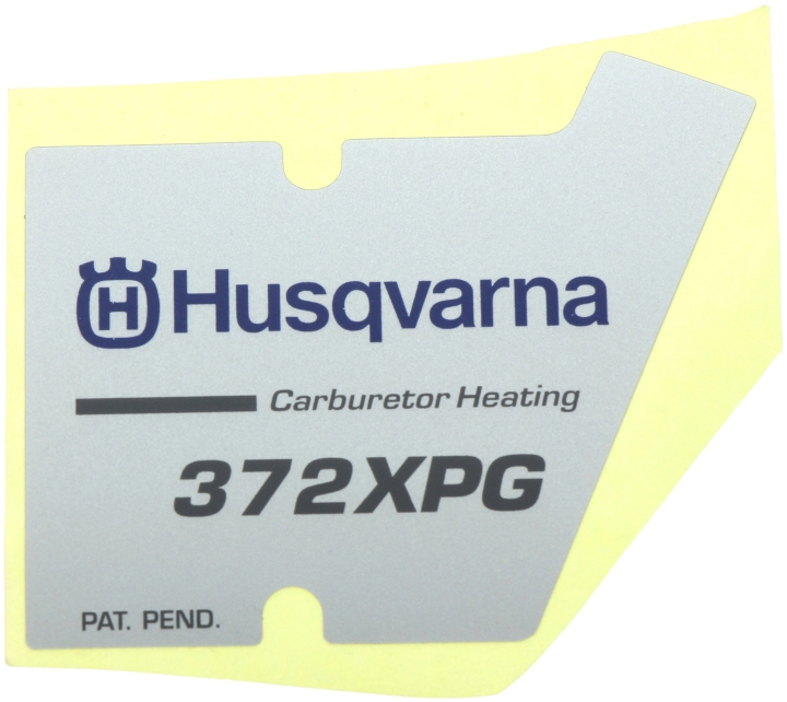 Autocollant 5372302-06 dans le groupe Pièces De Rechange / Pièces détachées Tronçonneuses / ➤Série 300 / Pièces détachées Husqvarna 372XP chez GPLSHOP (5372302-06)